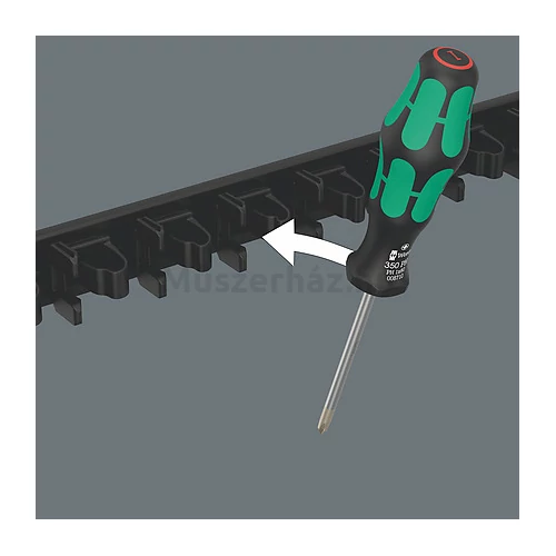 Wera 9650 Magnetic Rail Kraftform Screwdriver Set csavarhúzó készlet, 9 db