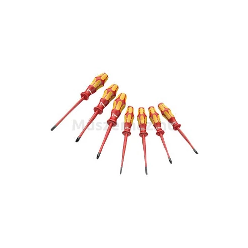 Wera Kraftform 160 iSS/7 vékonyított szárú szigetelt csavarhúzó készlet, 7 db