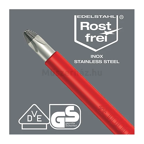 Wera 3167 i/7 VDE szigetelt Torx csavarhúzó készlet rozsdamentes, 7 db