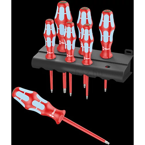 Wera 3167 i/7 VDE szigetelt Torx csavarhúzó készlet rozsdamentes, 7 db