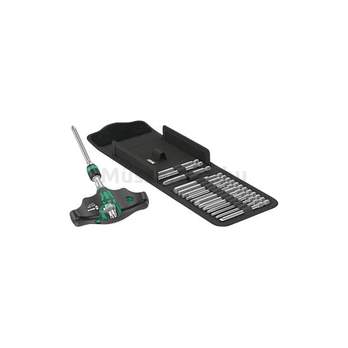 Wera Kraftform Kompakt 400 RA Set 1 racsnis T-nyelű csavarhúzó készlet