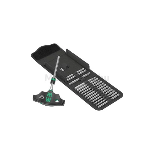 Wera Kraftform Kompakt 400 RA Set 1 racsnis T-nyelű csavarhúzó készlet