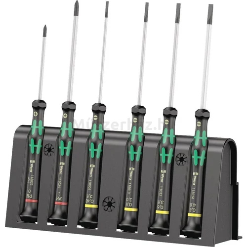 Wera Kraftform Micro 2035/6 B precíziós műszerész, elektronikai és finommechanikai csavahúzó készlet