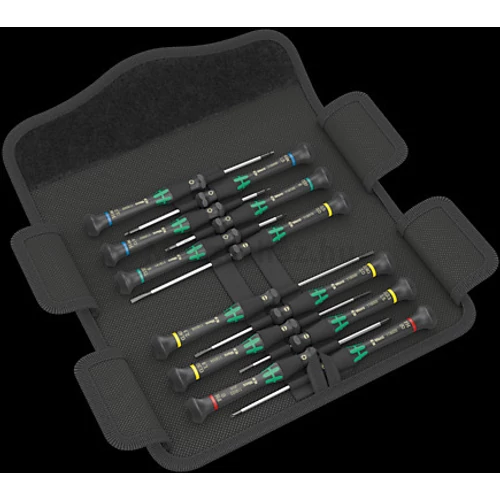 Wera Kraftform Micro 12 Universal 1 precíziós műszerész, elektronikai és finommechanikai csavahúzó készlet