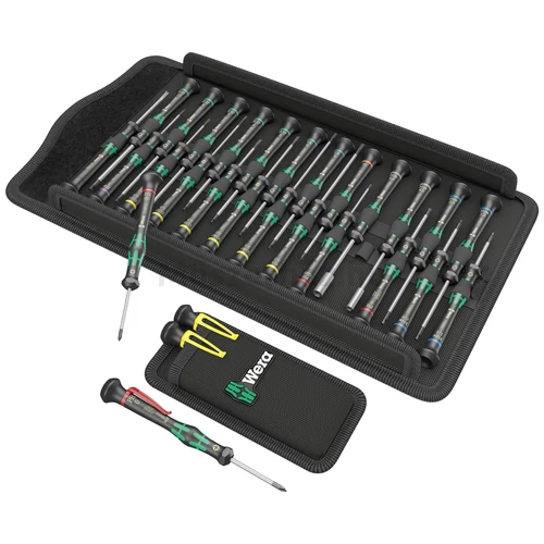 Wera Kraftform Micro Electronics Big Pack 2 precíziós műszerész, elektronikai és finommechanikai csavahúzó készlet