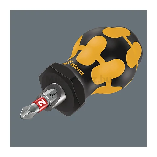 Wera 809/1 ESD Stubby marokcsavarhúzó markolat csavarbehajtó fejekhez, 1/4