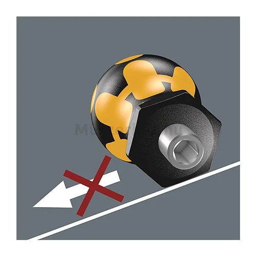 Wera 809/1 ESD Stubby marokcsavarhúzó markolat csavarbehajtó fejekhez, 1/4