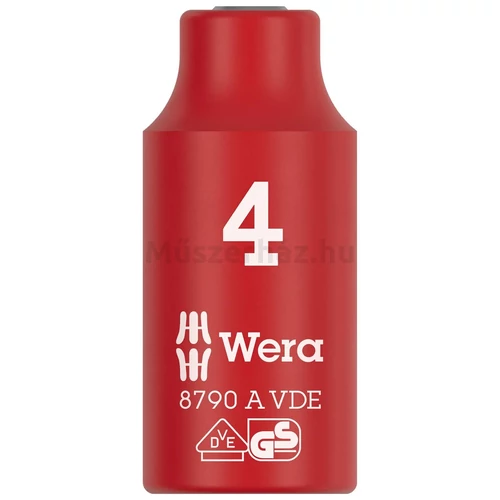 Wera 8790 A VDE Zyklop szigetelt dugókulcs, 1/4