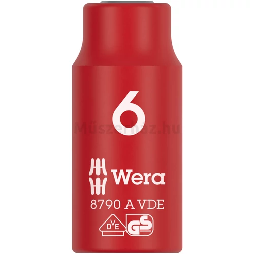 Wera 8790 A VDE Zyklop szigetelt dugókulcs, 1/4