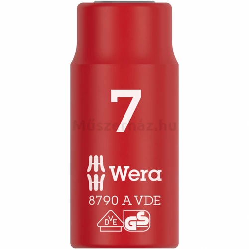 Wera 8790 A VDE Zyklop szigetelt dugókulcs, 1/4