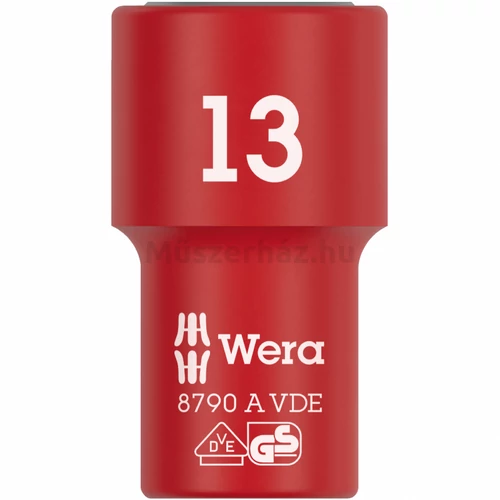 Wera 8790 A VDE Zyklop szigetelt dugókulcs, 1/4