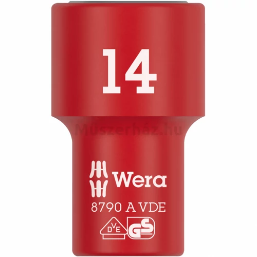 Wera 8790 A VDE Zyklop szigetelt dugókulcs, 1/4