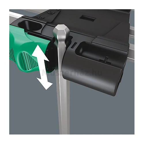 Wera 950/7 Hex-Plus Magnet 1 imbuszkulcs készlet mágneses funkcióval, krómozott
