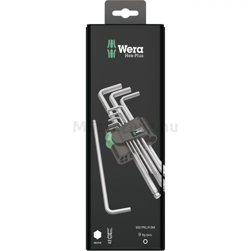 Wera 950/9 Hex-Plus 1 SB imbuszkulcs készlet krómozott