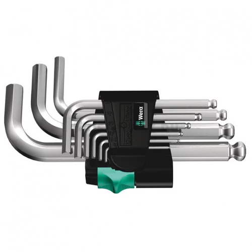 Wera 950/9 Hex-Plus 3 imbuszkulcs készlet krómozott