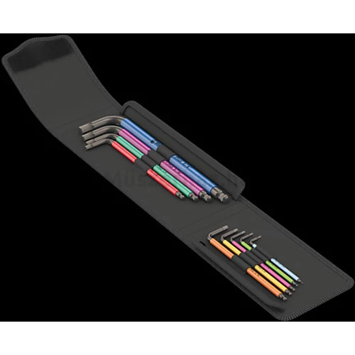 Wera 950/9 Hex-Plus Multicolour Imperial 1 Black Laser imbuszkulcs