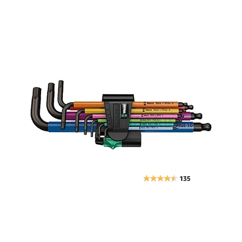 Wera 950/9 Hex-Plus Multicolour Imperial 2 Black Laser Imbuszkulcs készlet