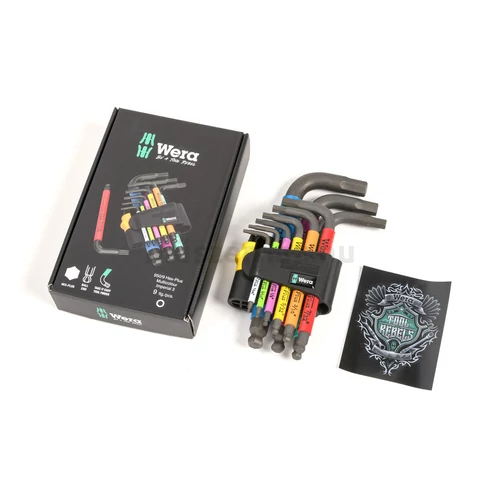 Wera 950/9 Hex-Plus Multicolour Imperial 3 Imbuszkulcs készlet
