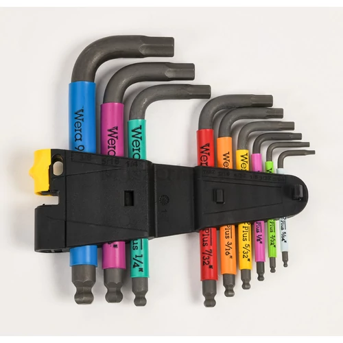 Wera 950/9 Hex-Plus Multicolour Imperial 3 Imbuszkulcs készlet