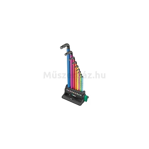 Wera 950/9 Hex-Plus Multicolour 3 Imbuszkulcs készlet mágnessel
