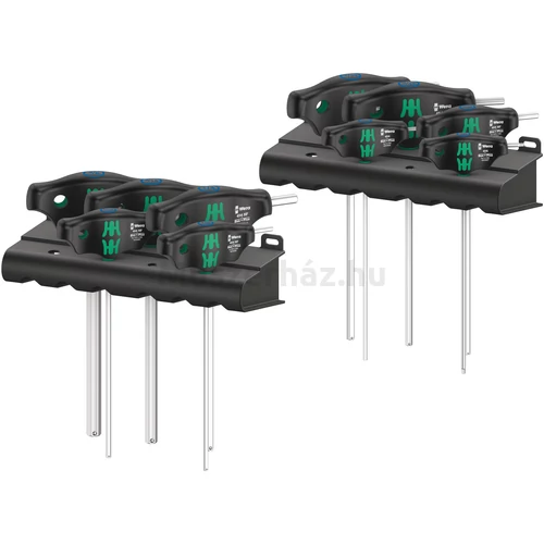 Wera 454/10 HF Set 1 T-nyelű colos mbuszkulcs készlet csavartartó funkcióval