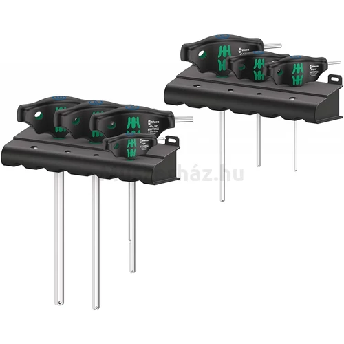 Wera 454/7 HF Set 1 T-nyelű imbuszkulcs készlet csavartartó funkcióval