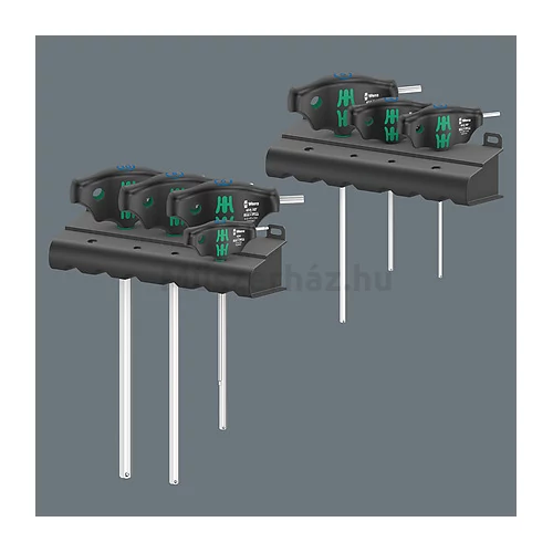 Wera 454/7 HF Set 1 T-nyelű imbuszkulcs készlet csavartartó funkcióval