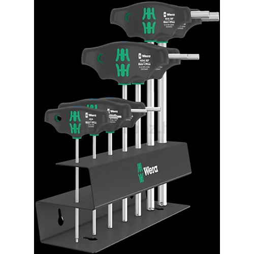 Wera 454/7 HF Set 2 T-nyelű imbuszkulcs készlet csavartartó funkcióval