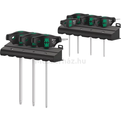 Wera 467/7 TORX HF Set 1 T-nyelű Torxkulcs készlet csavartartó funkcióval