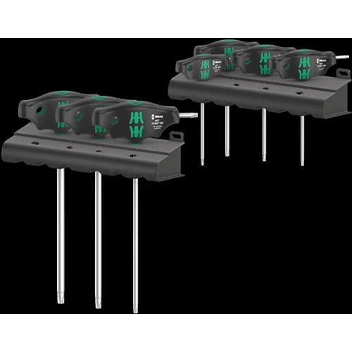 Wera 467/7 TORX HF Set 1 T-nyelű Torxkulcs készlet csavartartó funkcióval