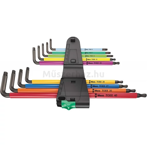 Wera 967/9 TX XL Multicolour 1 Torx kulcs készlet 