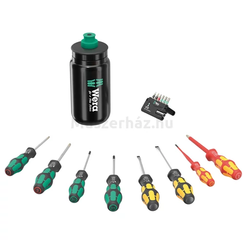 Wera 9540 Kraftform XL Bottle Set kerékpáros szerszámkészlet 17 db-os