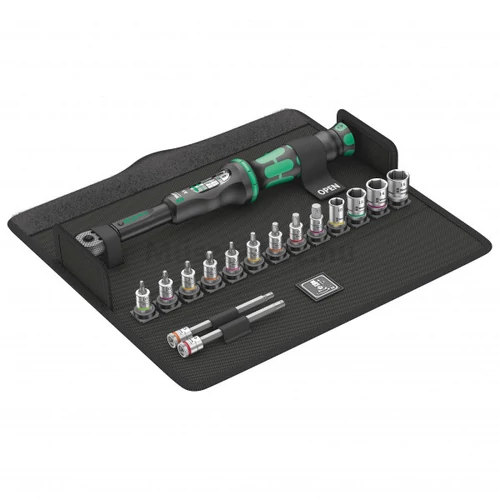 Wera Bicycle Set Torque 1 nyomatékkulcs irányváltóval kerékpár szereléshez 1/4