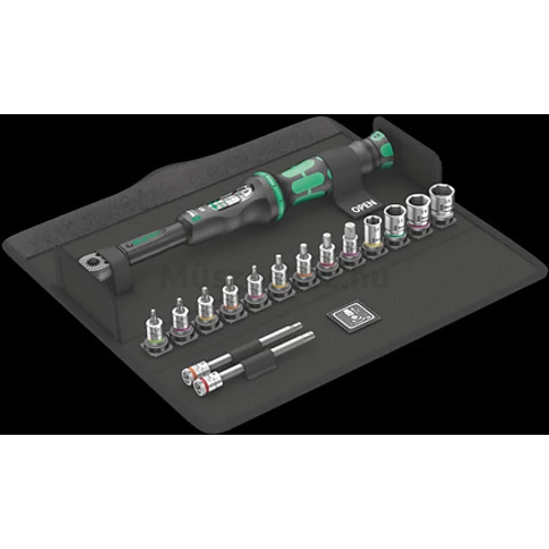 Wera Bicycle Set Torque 1 nyomatékkulcs irányváltóval kerékpár szereléshez 1/4