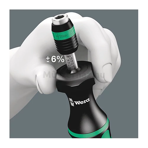 Wera Kraftform Kompakt 60 Torque 1.2-3.0 Nm bitkészlet nyomatékcsavarhúzóval