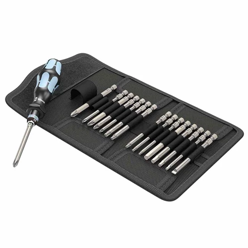 Wera Kraftform Kompakt 60 Stainless Imperial bitkészlet csavarhúzóval, rozsdamentes, colos