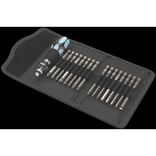 Wera Kraftform Kompakt 60 Stainless Imperial bitkészlet csavarhúzóval, rozsdamentes, colos