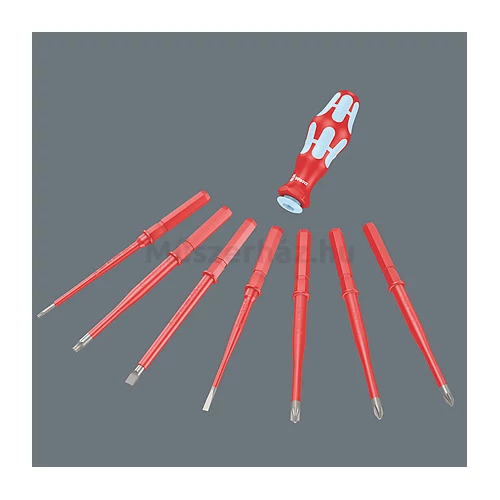 Wera Kraftform Kompakt VDE Stainless 8 Extra Slim 1 rozsdamentes szigetelt csavarhúzó készlet