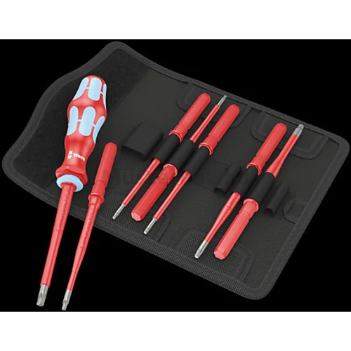 Wera Kraftform Kompakt VDE Stainless 8 Extra Slim 1 rozsdamentes szigetelt csavarhúzó készlet