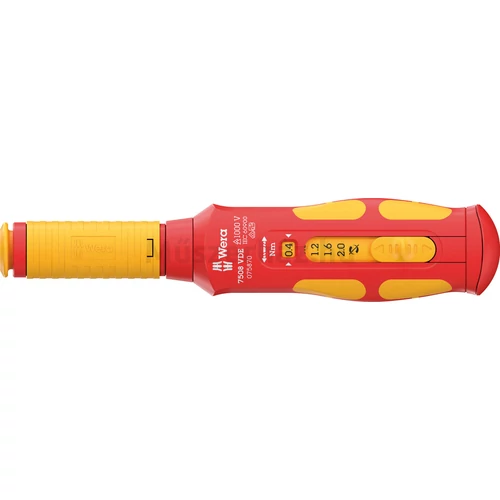 Wera 7516 VDE szigetelt Kraftform Safe-Torque Speed nyomaték csavarhúzó 2.4...4.0 Nm