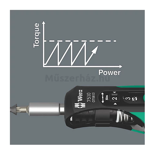 Wera 7510-14 Kraftform Safe-Torque Speed nyomaték csavarhúzó készlet 1-3 Nm