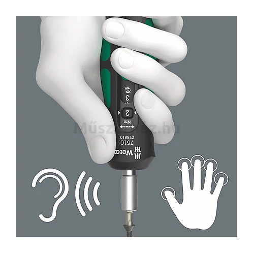 Wera 7510-14 Kraftform Safe-Torque Speed nyomaték csavarhúzó készlet 1-3 Nm