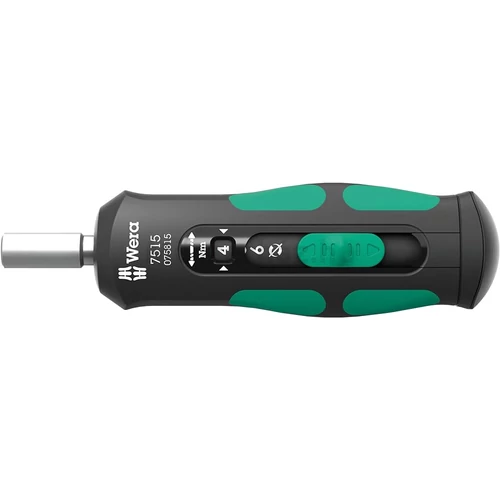 Wera 7515 Kraftform Safe-Torque Speed Universal 1 nyomaték csavarhúzó 2-6 Nm