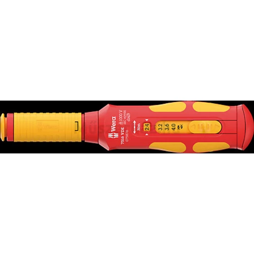 Wera 7516 VDE szigetelt Kraftform Safe-Torque Speed nyomaték csavarhúzó 2.4...4.0 Nm