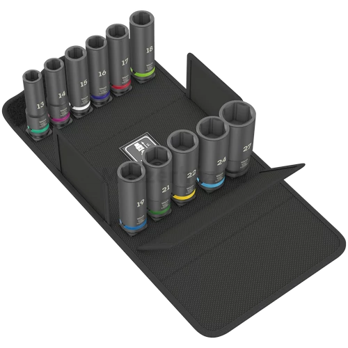 Wera 8790 C Impaktor Deep Set 1, gépi dugókulcs készlet 11 db, 1/2