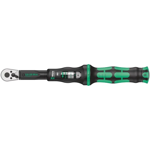 Wera Click-Torque A 6 nyomatékkulcs irányváltóval imbusz szerszámokhoz, bitekhez 1/4