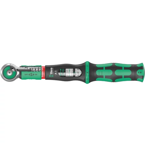 Wera Safe-Torque A 1 nyomatékkulcs irányváltóval 1/4