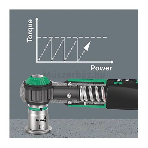 Wera Safe-Torque A 1 nyomatékkulcs irányváltóval 1/4