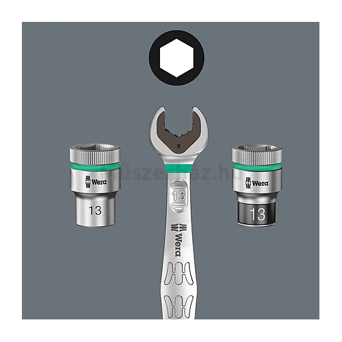 Wera 8100 SA 6 Zyklop Speed Rachet Set racsnis szerszámkészlet, 28 db