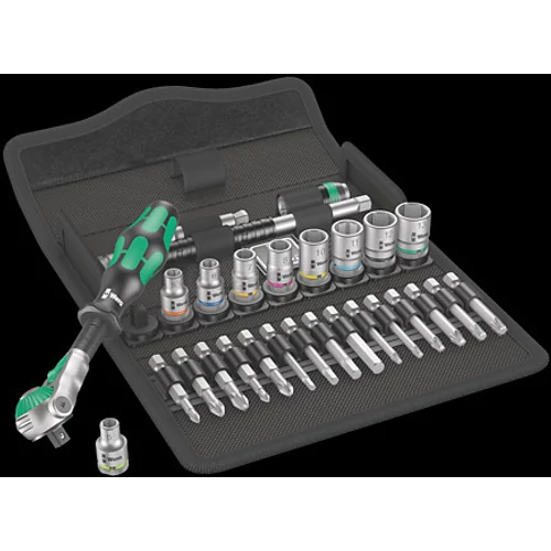 Wera 8100 SA 6 Zyklop Speed Rachet Set racsnis szerszámkészlet, 28 db
